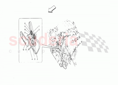 Part Diagram for Maserati 214271