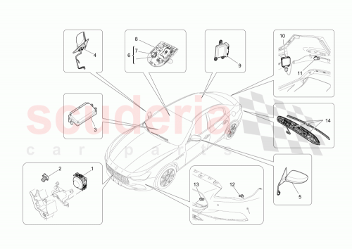 Part Diagram for Maserati 670071845