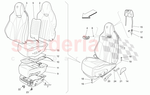 Part Diagram for Maserati 959715200