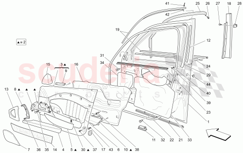 Part Diagram for Maserati 67203300