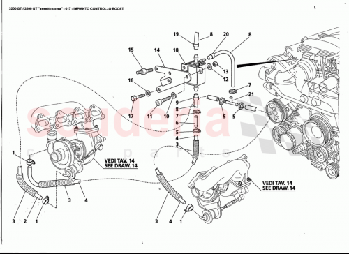 Part Diagram for Maserati 585410500