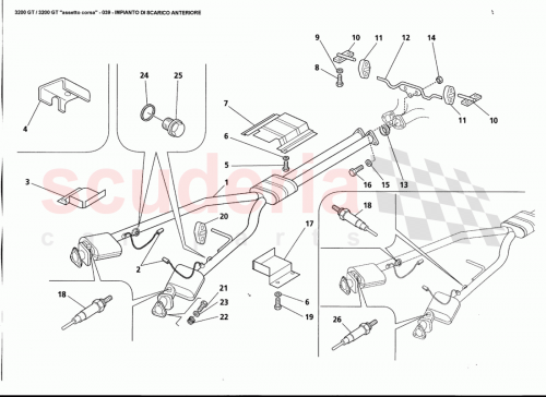 Part Diagram for Maserati 183003