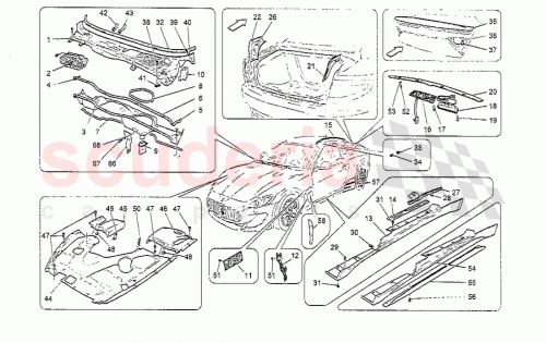 Part Diagram for Maserati 80801500