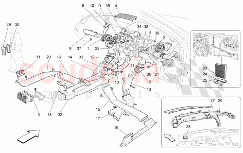 Part Diagram for Maserati 67207300