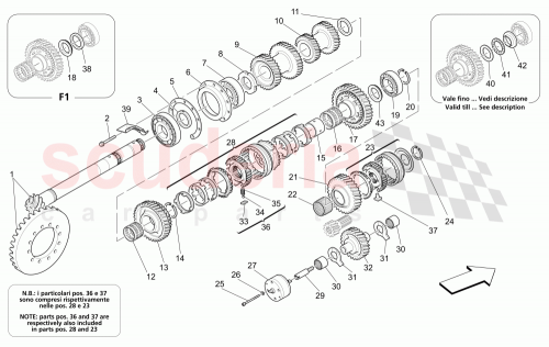 Part Diagram for Maserati 199534
