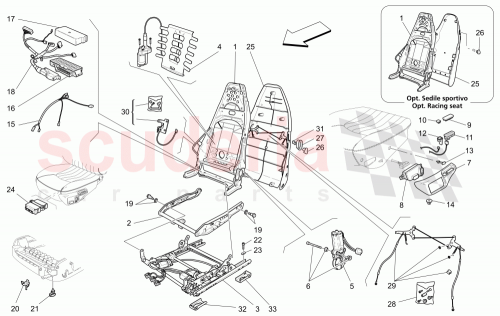Part Diagram for Maserati 982911615