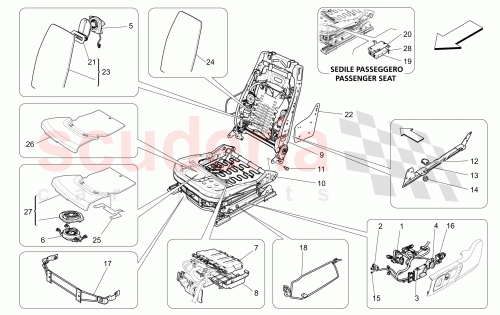 Part Diagram for Maserati 670008435