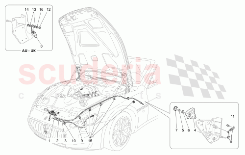 Part Diagram for Maserati 14571880