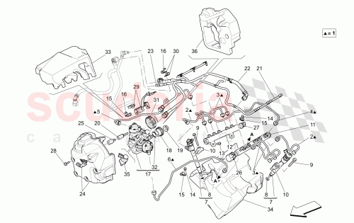 Part Diagram for Maserati 46328274