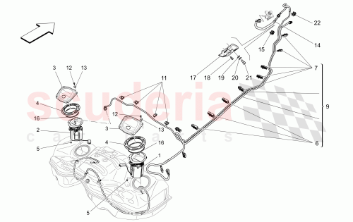 Part Diagram for Maserati 670033279