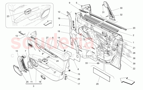 Part Diagram for Maserati 670034380