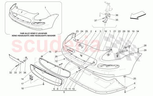Part Diagram for Maserati 13272317