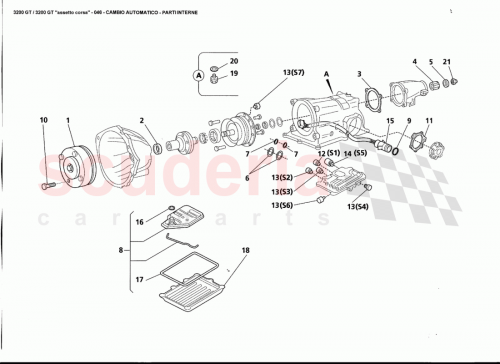 Part Diagram for Maserati 374831336