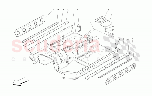 Part Diagram for Maserati 67970100