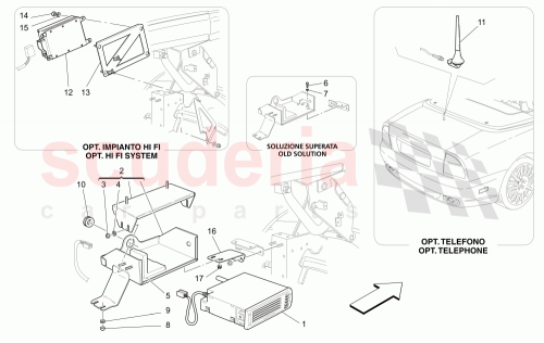 Part Diagram for Maserati 186713