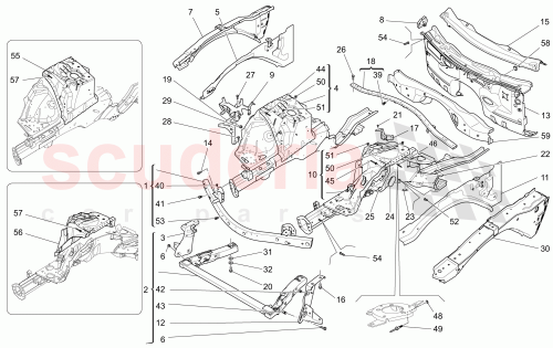 Part Diagram for Maserati 673008134