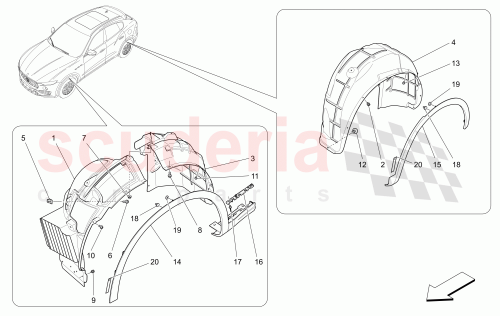 Part Diagram for Maserati 670102313