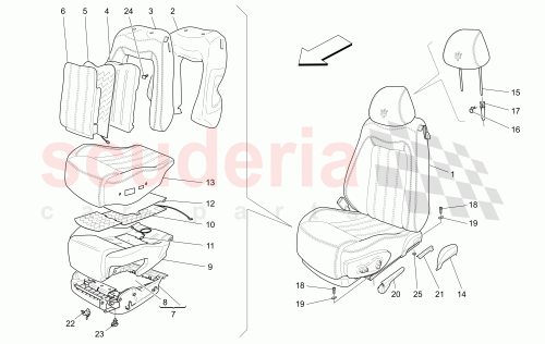 Part Diagram for Maserati 980145078