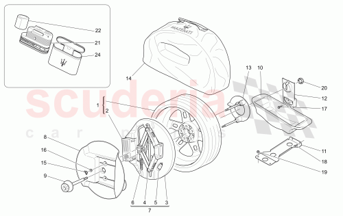 Part Diagram for Maserati 295261