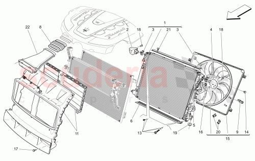 Part Diagram for Maserati 670033069