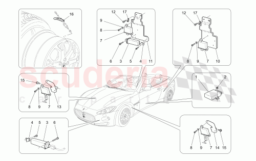 Part Diagram for Maserati 266375