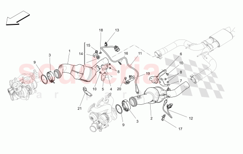 Part Diagram for Maserati 670005126