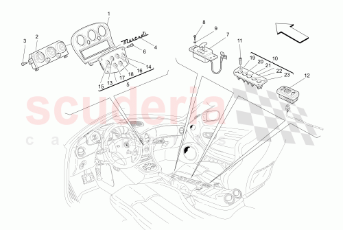 Part Diagram for Maserati 208478