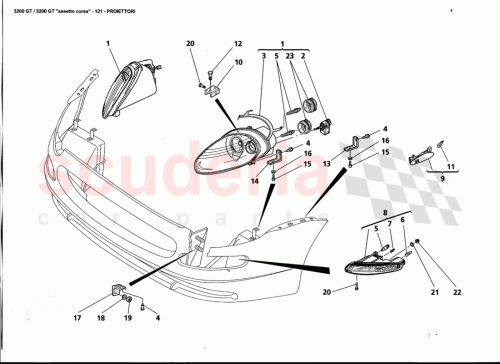 Part Diagram for Maserati 10872624