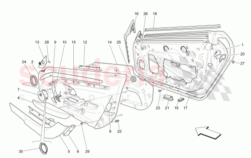 Part Diagram for Maserati 89254733