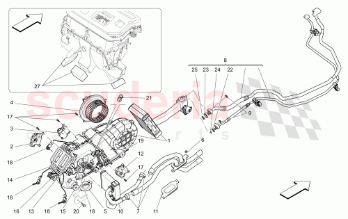 Part Diagram for Maserati 670035897