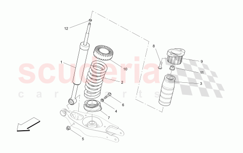 Part Diagram for Maserati 673002078