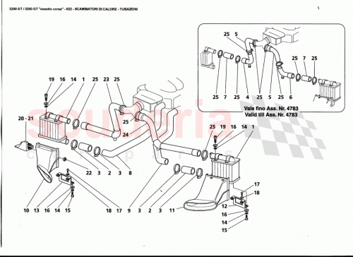 Part Diagram for Maserati 382000264