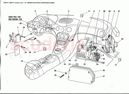 Part Diagram for Maserati 980000991