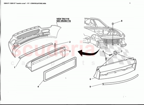 Part Diagram for Maserati 15534401