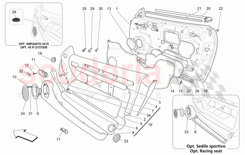 Part Diagram for Maserati 984020408