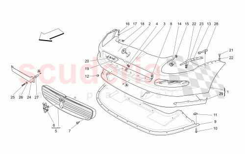 Part Diagram for Maserati 980138243