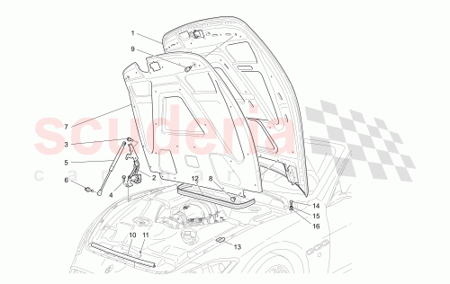 Part Diagram for Maserati 68250200