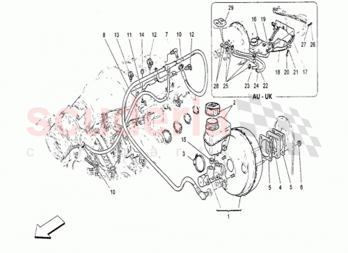 Part Diagram for Maserati 198253