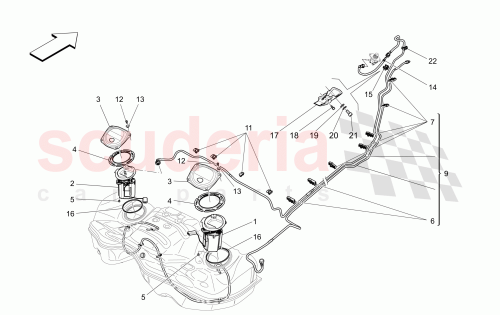 Part Diagram for Maserati 670031552