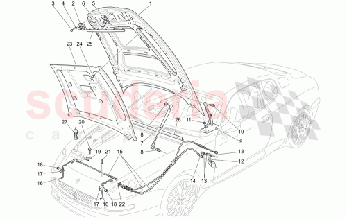 Part Diagram for Maserati 384300372