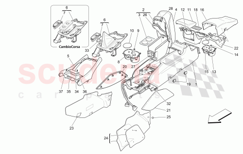 Part Diagram for Maserati 83591621