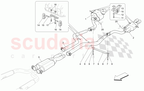 Part Diagram for Maserati 222808