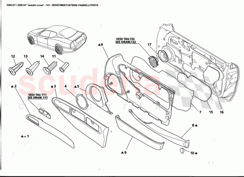 Part Diagram for Maserati 9810077