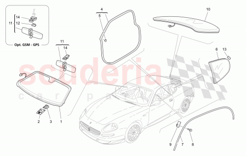 Part Diagram for Maserati 183670
