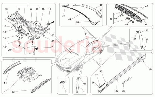 Part Diagram for Maserati 670029939