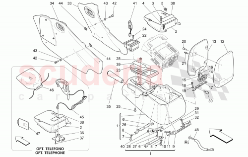 Part Diagram for Maserati 67510406