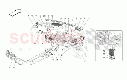 Part Diagram for Maserati 68236433
