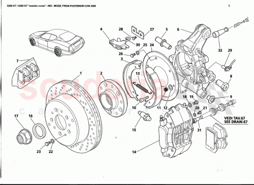 Part Diagram for Maserati 318020336