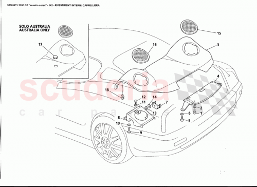 Part Diagram for Maserati 9810083