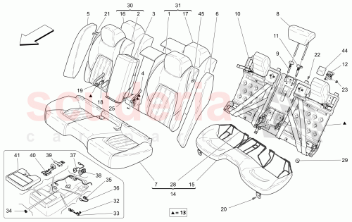 Part Diagram for Maserati 673000594